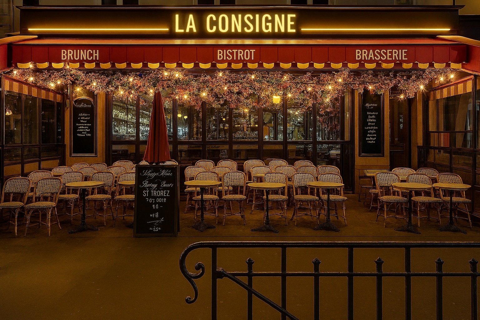 Menu Bistrot chez La Consigne Montparnasse