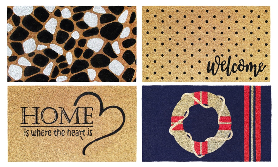 Zerbino in cocco con retro antiscivolo