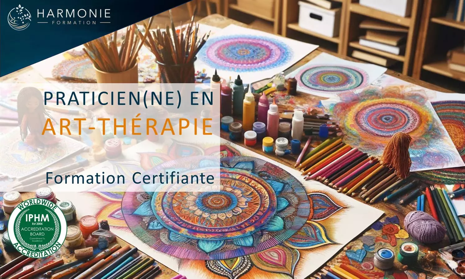 Devenez praticien(ne) en art-thérapie avec Harmonie Formation