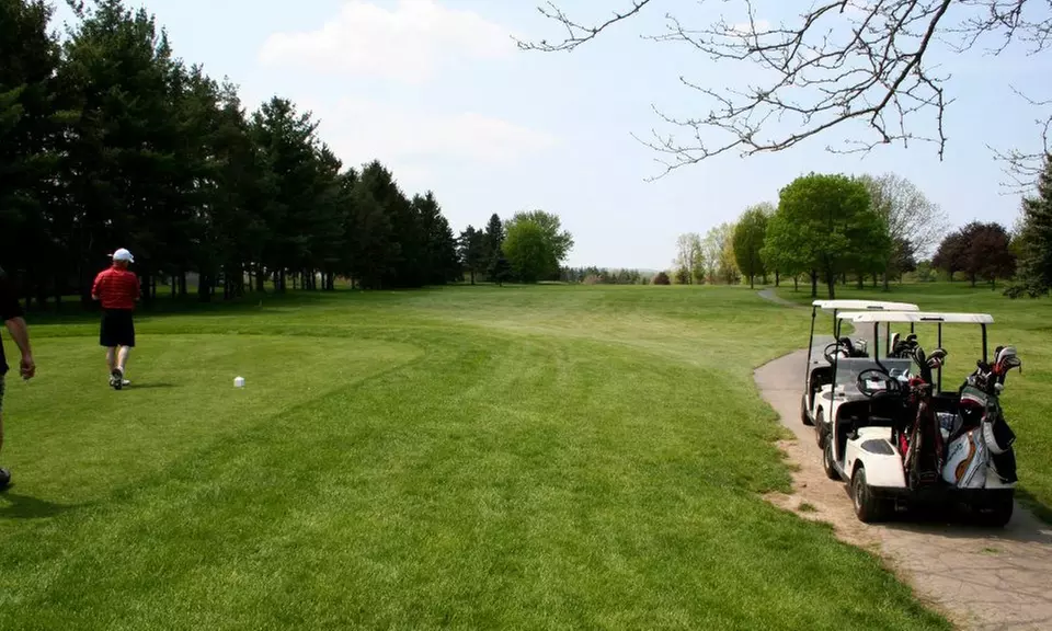 18-Hole Golf for Two or Four with Cart Rental or Range Membership
