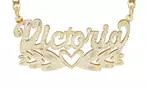 Custom Name Necklace Double Plated (Up to 75% Off)