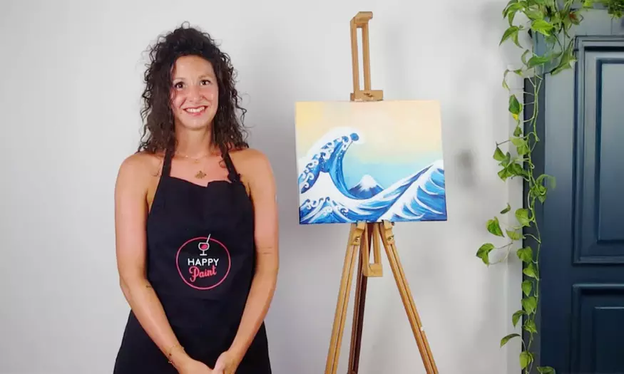 Atelier de peinture en ligne : créativité guidée avec Happy Paint