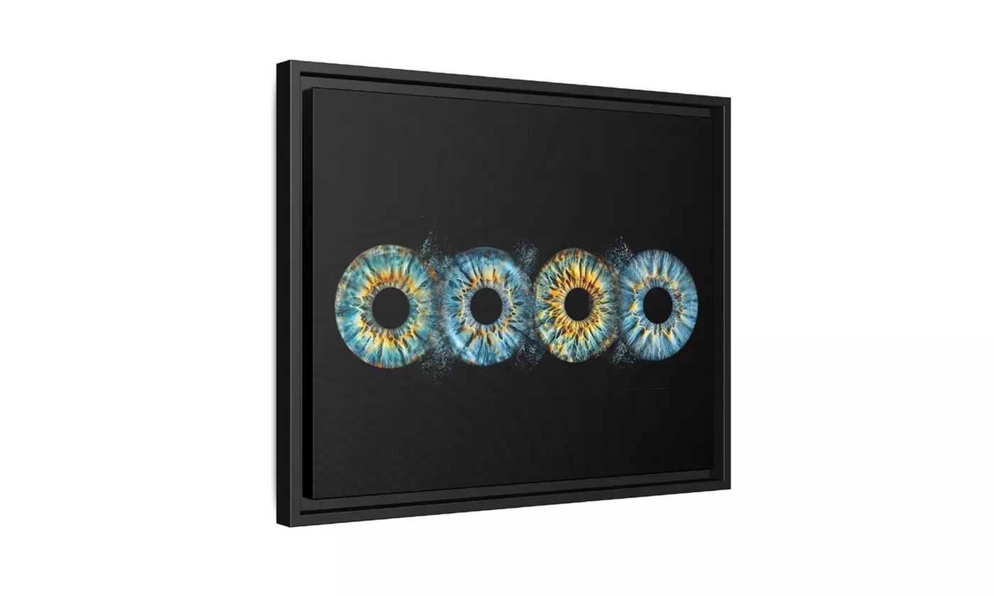 Iris-Fotografie: Datei, Poster, Canvas, Halskette oder Whiskey-Spender