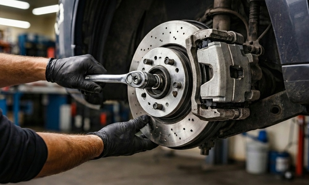 Get Front or/and Rear Brake Pads with Optional Rotor Replacement