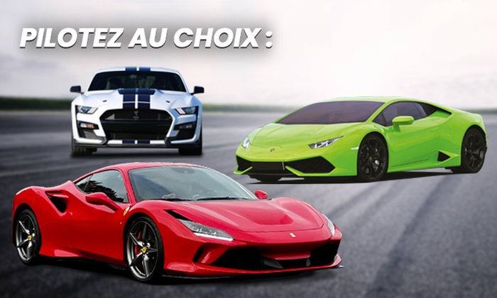 2 tours de pilotage en voiture de sport prestige avec Cadeau Pilotage