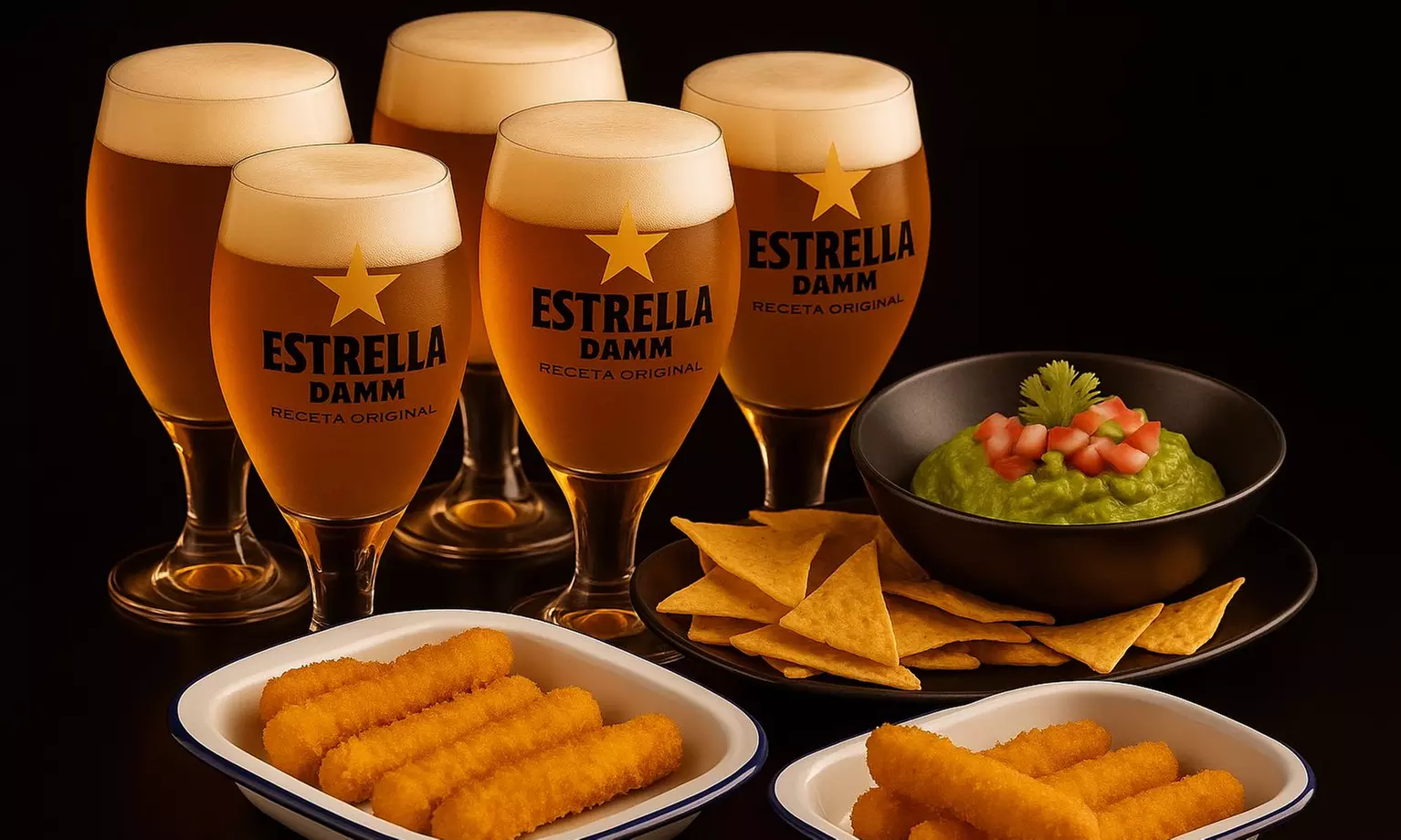 Combo de afterwork en SteakBurger con 5 o 10 cervezas y picoteo