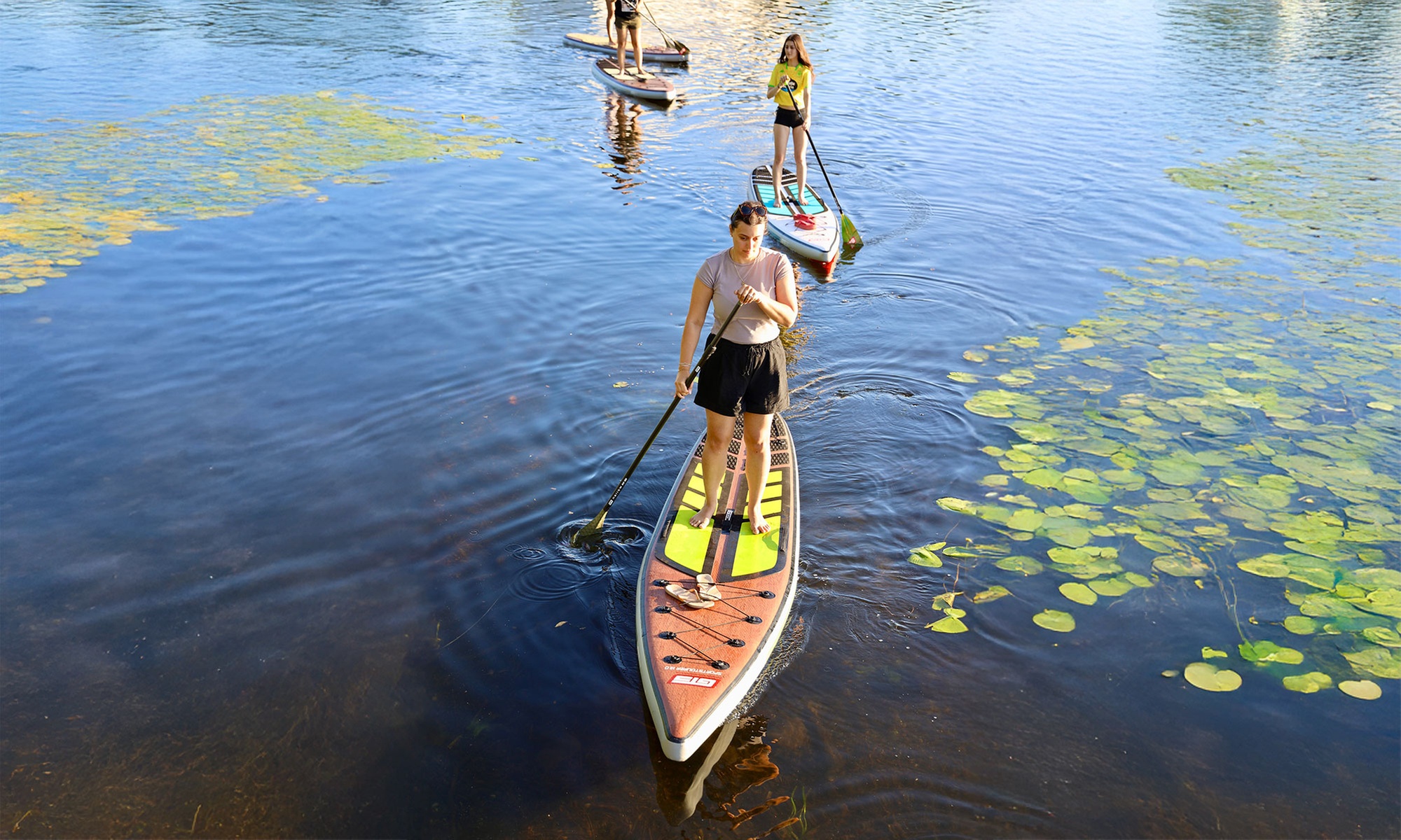 2 oder 3 Std. oder Full Day Stand-Up-Paddling – inkl. Paddel & Drybag
