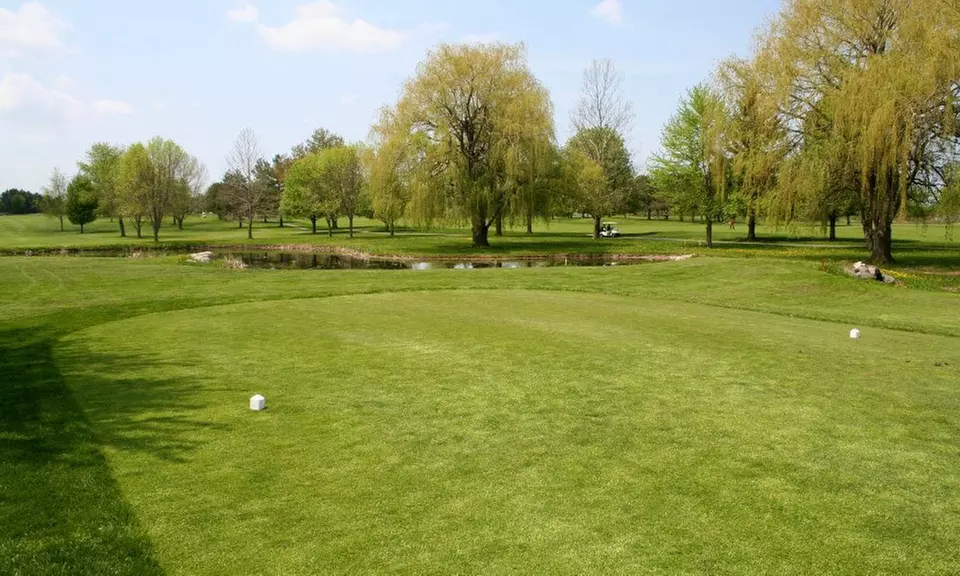 18-Hole Golf for Two or Four with Cart Rental or Range Membership