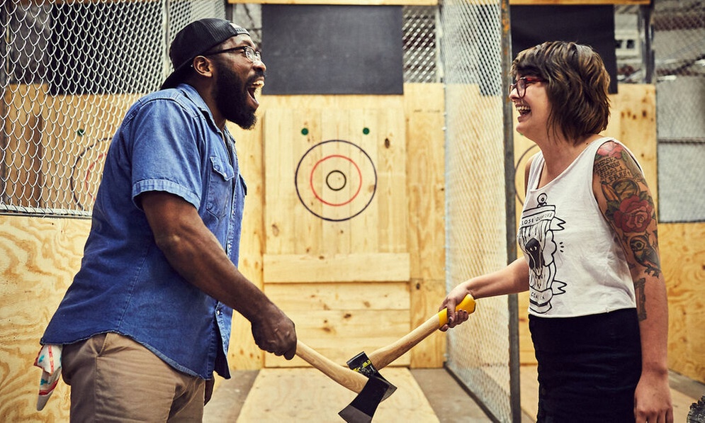 Indoor Axe Throwing at Action Park Dubai – For 1 or 2, 25 or 50 Throws