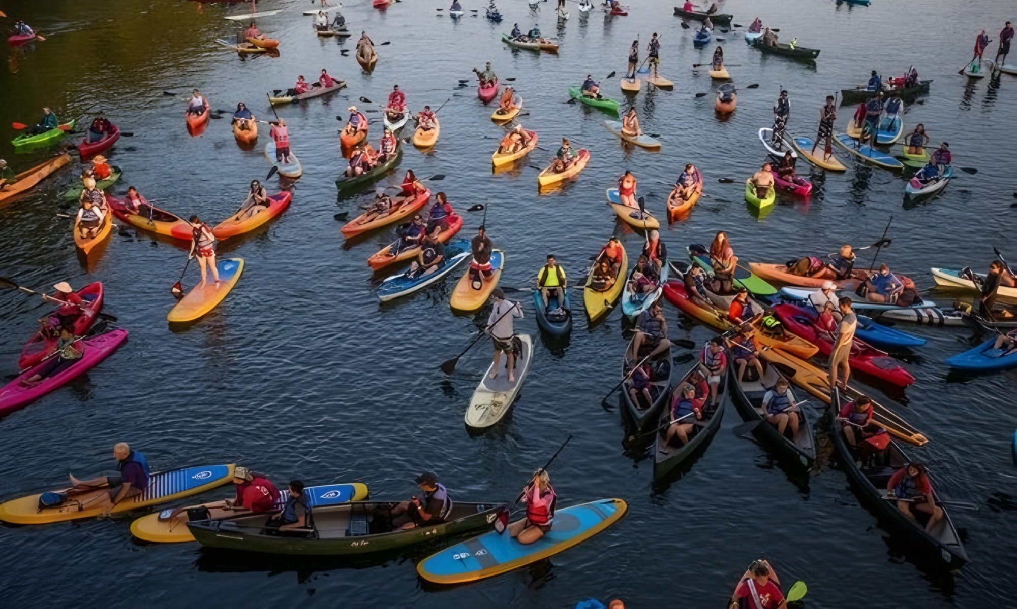 Choice of Kayak or Paddleboading Bat Tour by Longhorn Kayak Tours