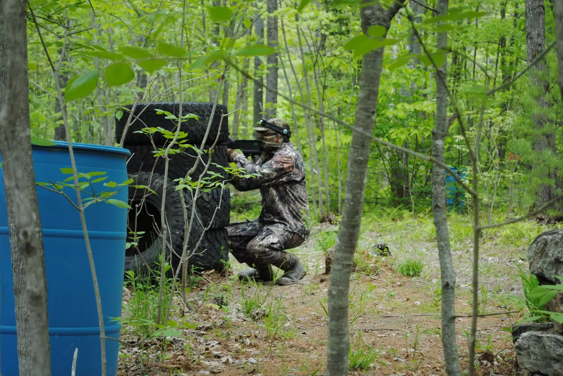 Outdoor Tactical Laser Tag Outing in Wiscasset