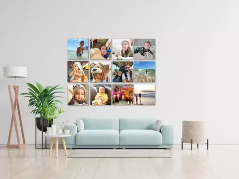 One, Four, Eight 10x10'' Photo Tiles at PrintsNearMe (Up to 91% Off)  - Second Medium