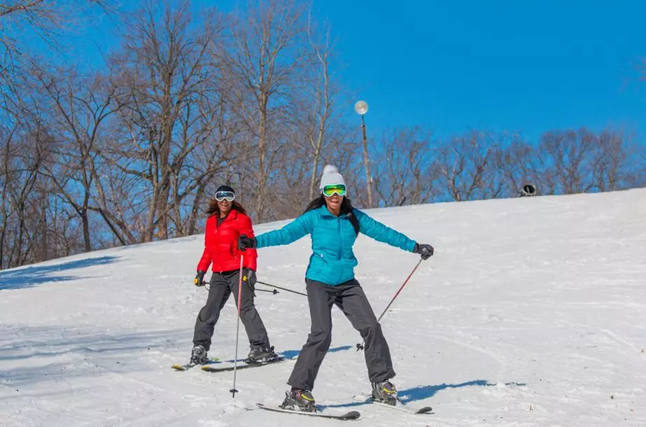 Learn To Ski or Snowboard Package in Taylors Falls, Minnesota with All Winter Gears Included