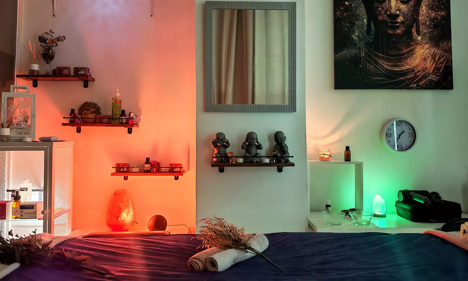 Rituales de masaje con aromaterapia, bombones y té en Crystal Spa