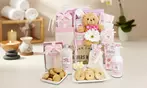Spa Gift Basket: Alder Creek Tea Rose Bath Soak, Treats & Relaxation