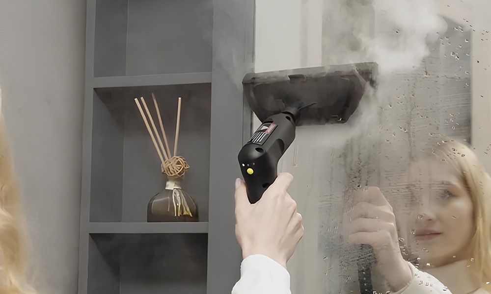 Nettoyeur vapeur portable polyvalent, capacité de 1600 ml