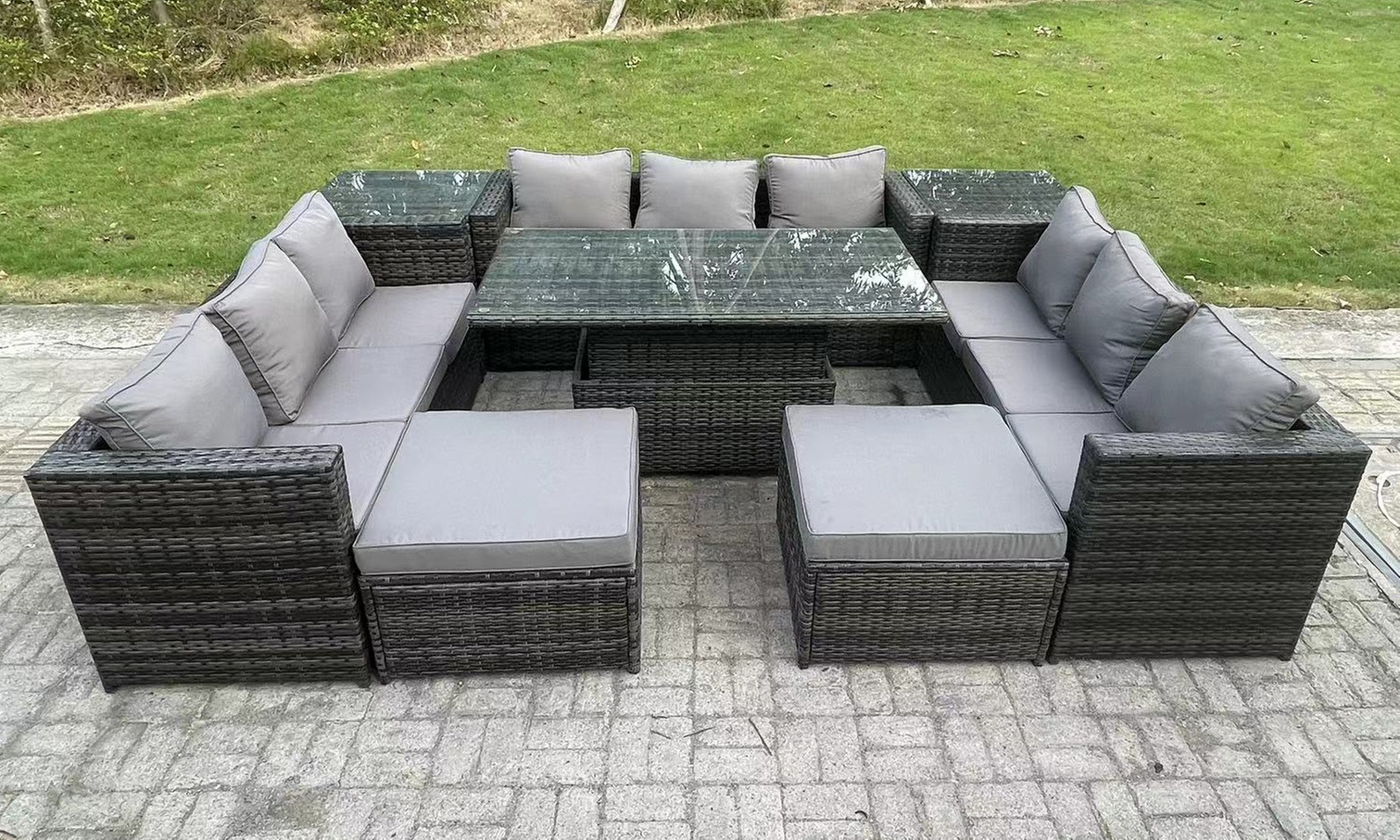 Fimous Outdoor-Sofa Gartenmöbel-Set