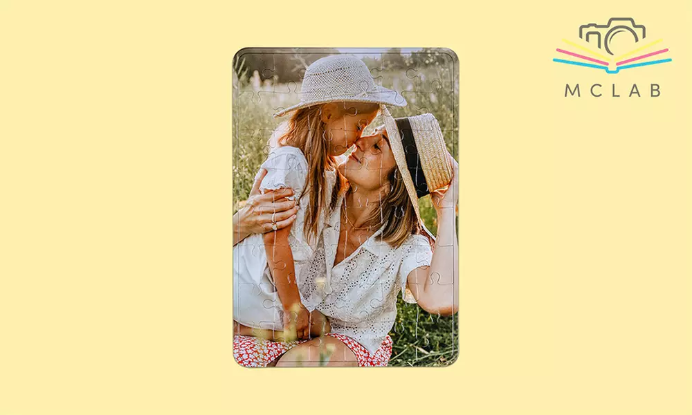 Personalisierbares Puzzle in A4 mit 24 oder 48 Teilen