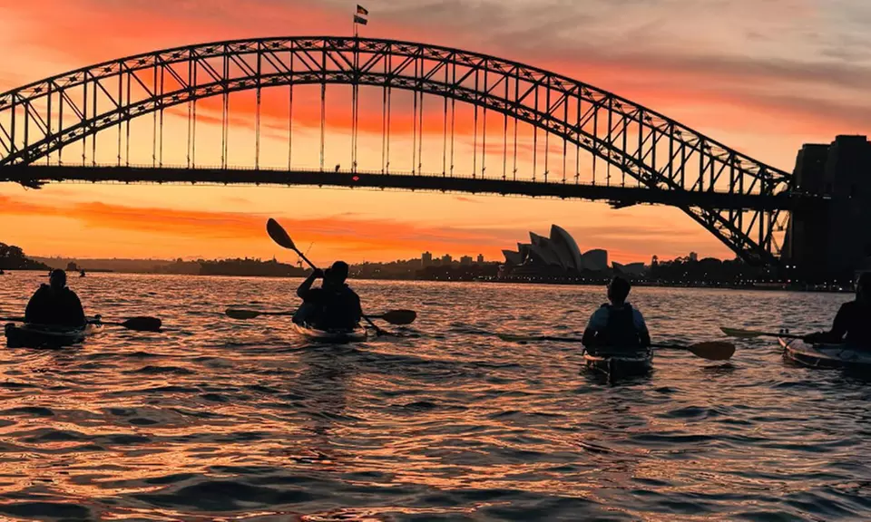 Sunrise & Sunset Sydney Harbour Kayaking for 1–4 People