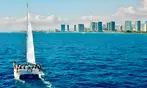 1-Hour Aloha Sail – Waikiki Coastline & Diamond Head Views