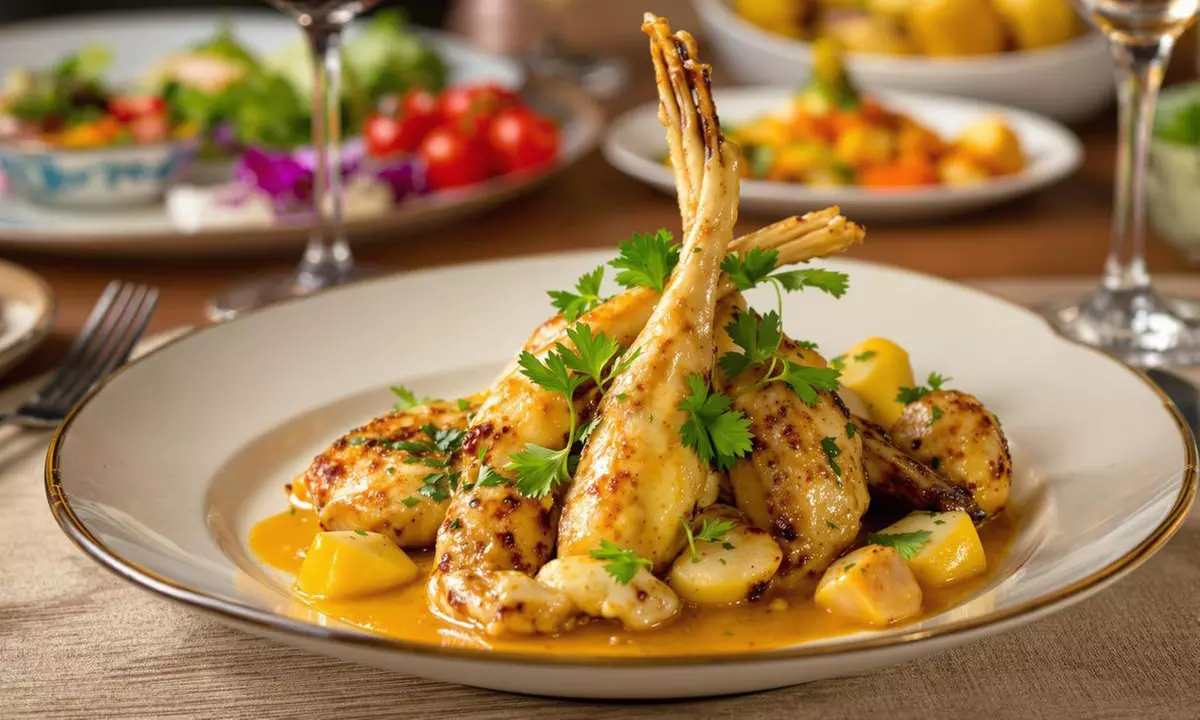 L'Auberge Notre-Dame : menu cuisses de grenouilles et gratin