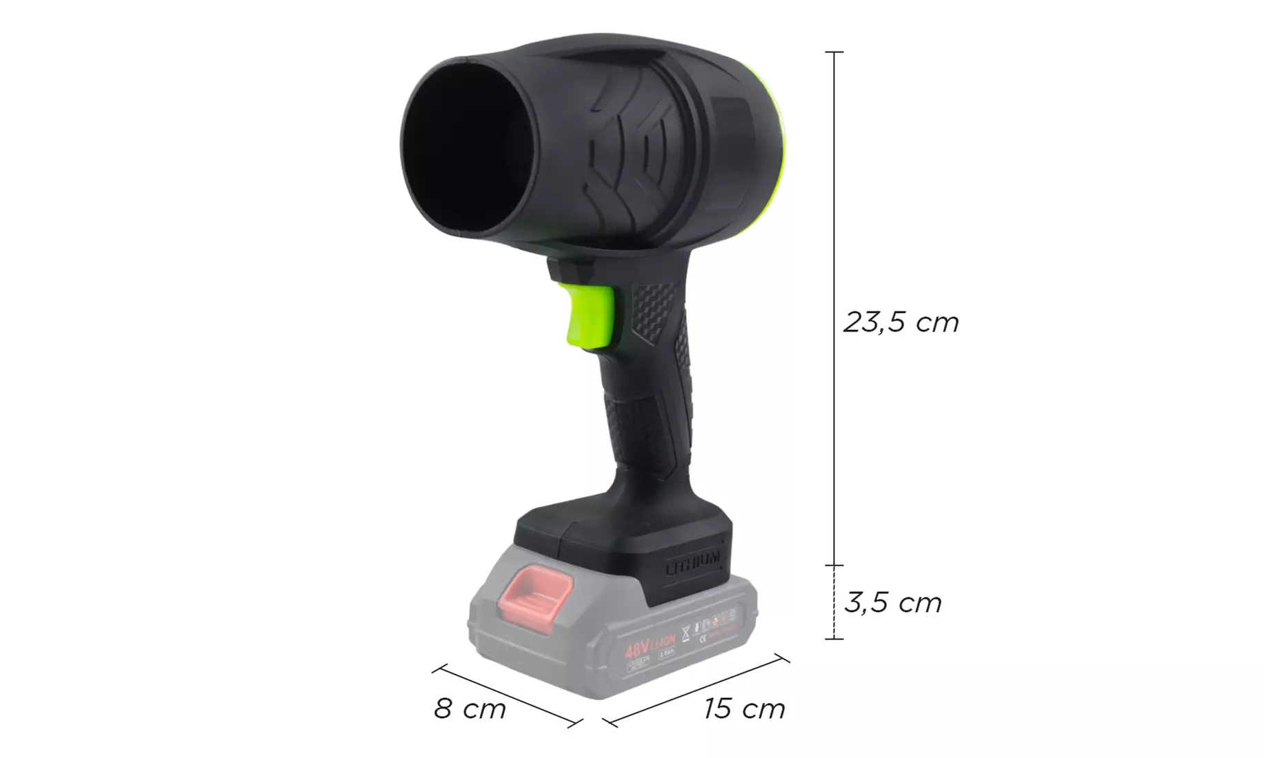 Souffleur électrique sans fil à air comprimé