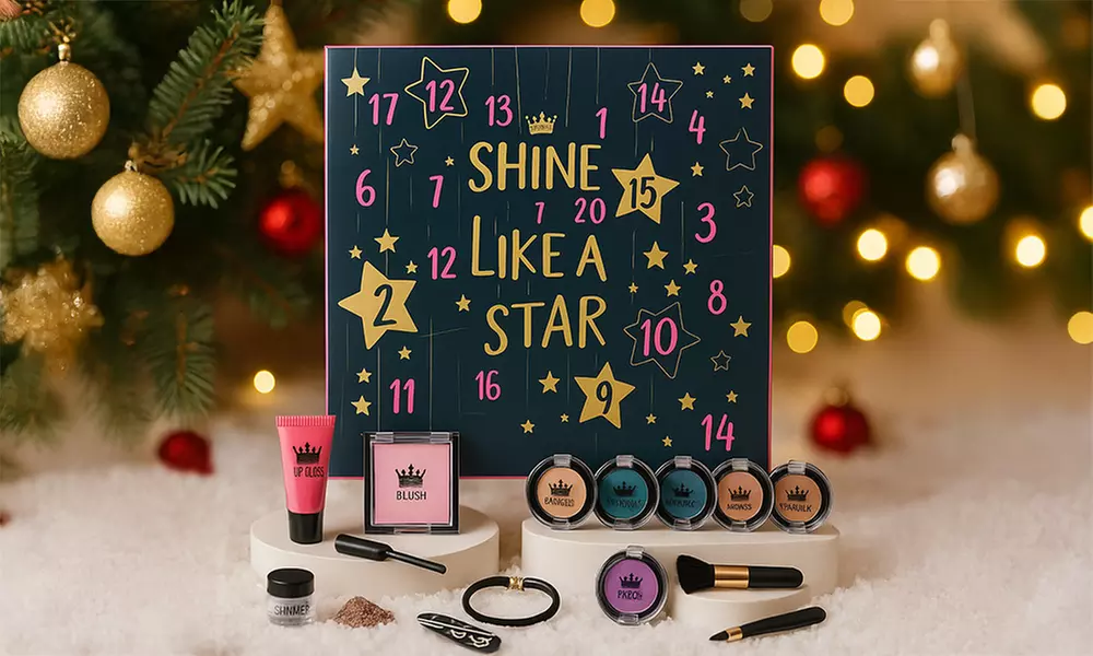 1x oder 2x SDI Paris „Shine Like a Star“ Beauty-Adventskalender