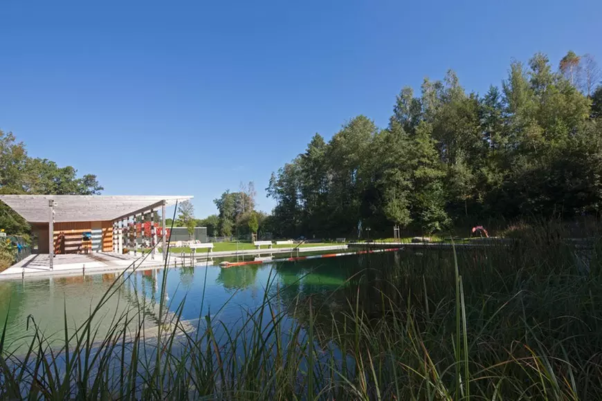 Tageskarte für die Natur-Therme Bedernau für 1-2 Erwachsene / 2 Kinder