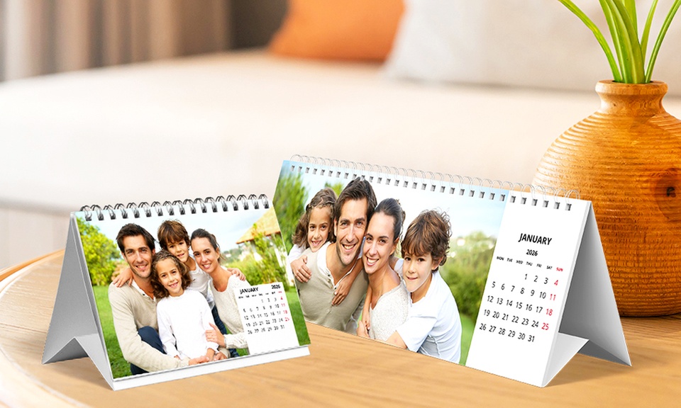 Fotocalendario con imagen personalizable a elegir entre varios tamaños con Photo Gifts