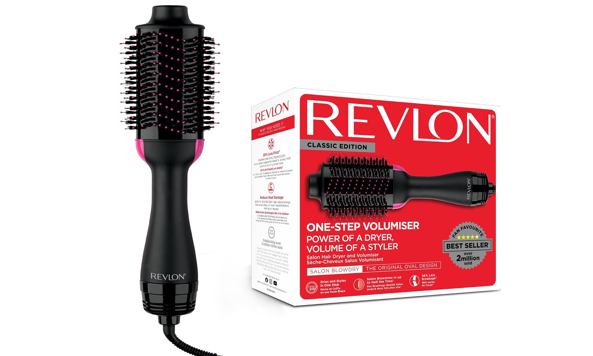 Spazzola Revlon asciugacapelli e voluminizzante