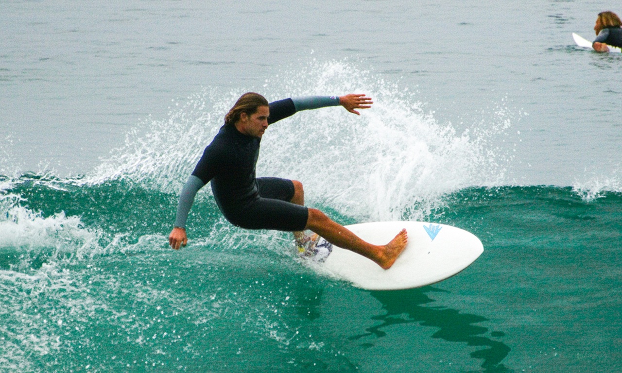 Learn to Surf with 90-Minute Lessons with Board & Wetsuit Rentals