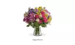 Flowers-Vase-Delivery Included on All Seasonal Arrangements