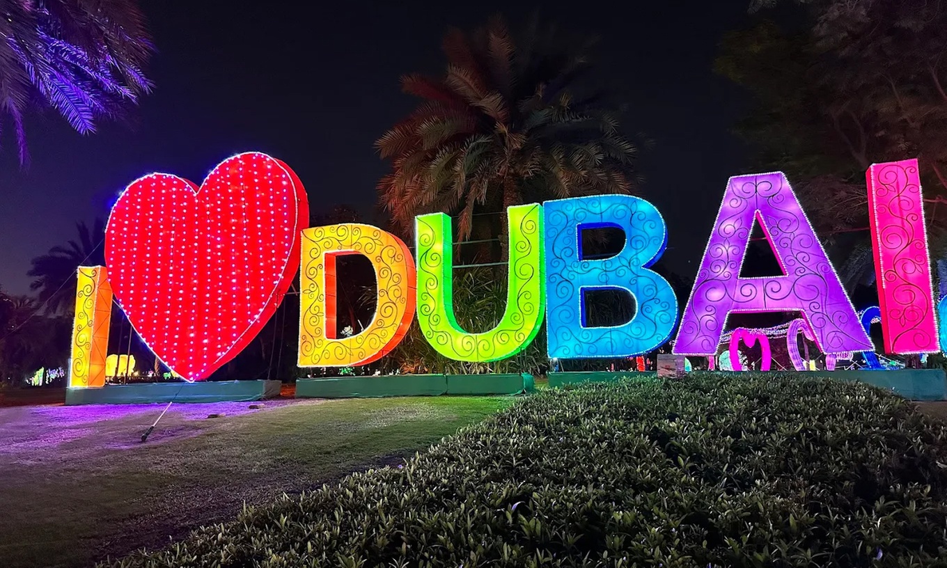 Dubai Garden Glow Experience – Entry for 1–4 People