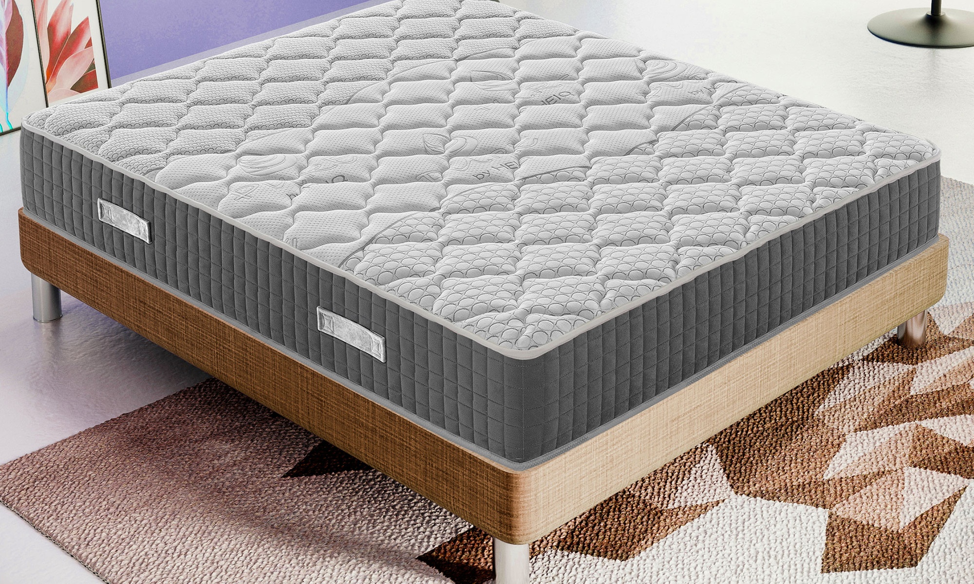 Matelas à 11 zones en gel à mémoire de forme SuperFresh