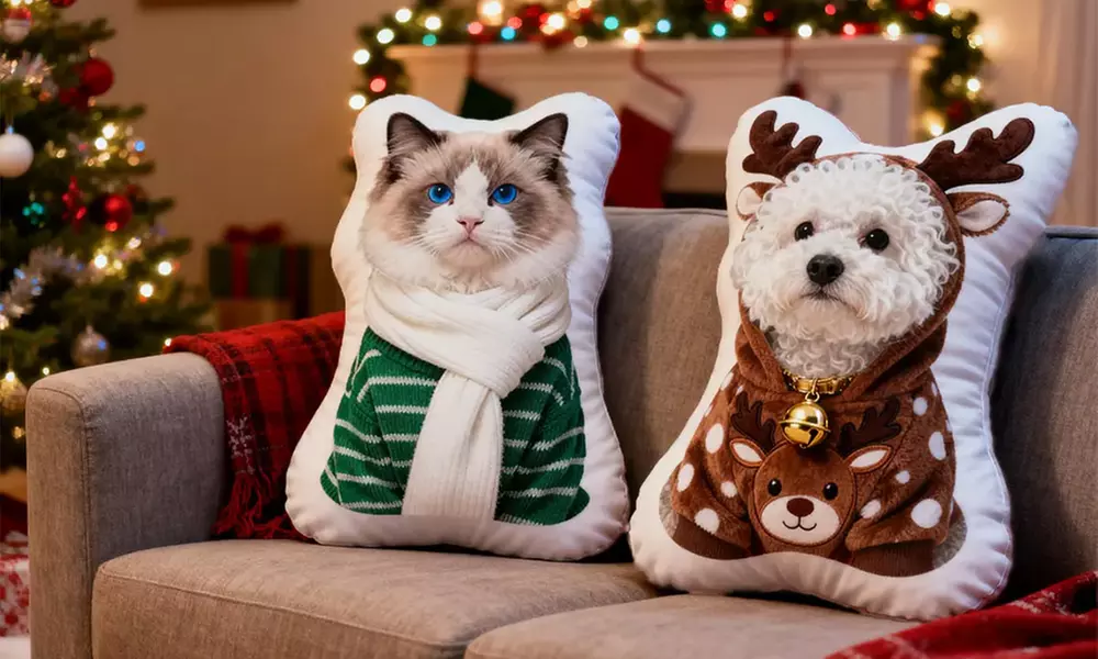 Personalisierbare weihnachtliche Socken, Strümpfe, Beutel oder Kissen