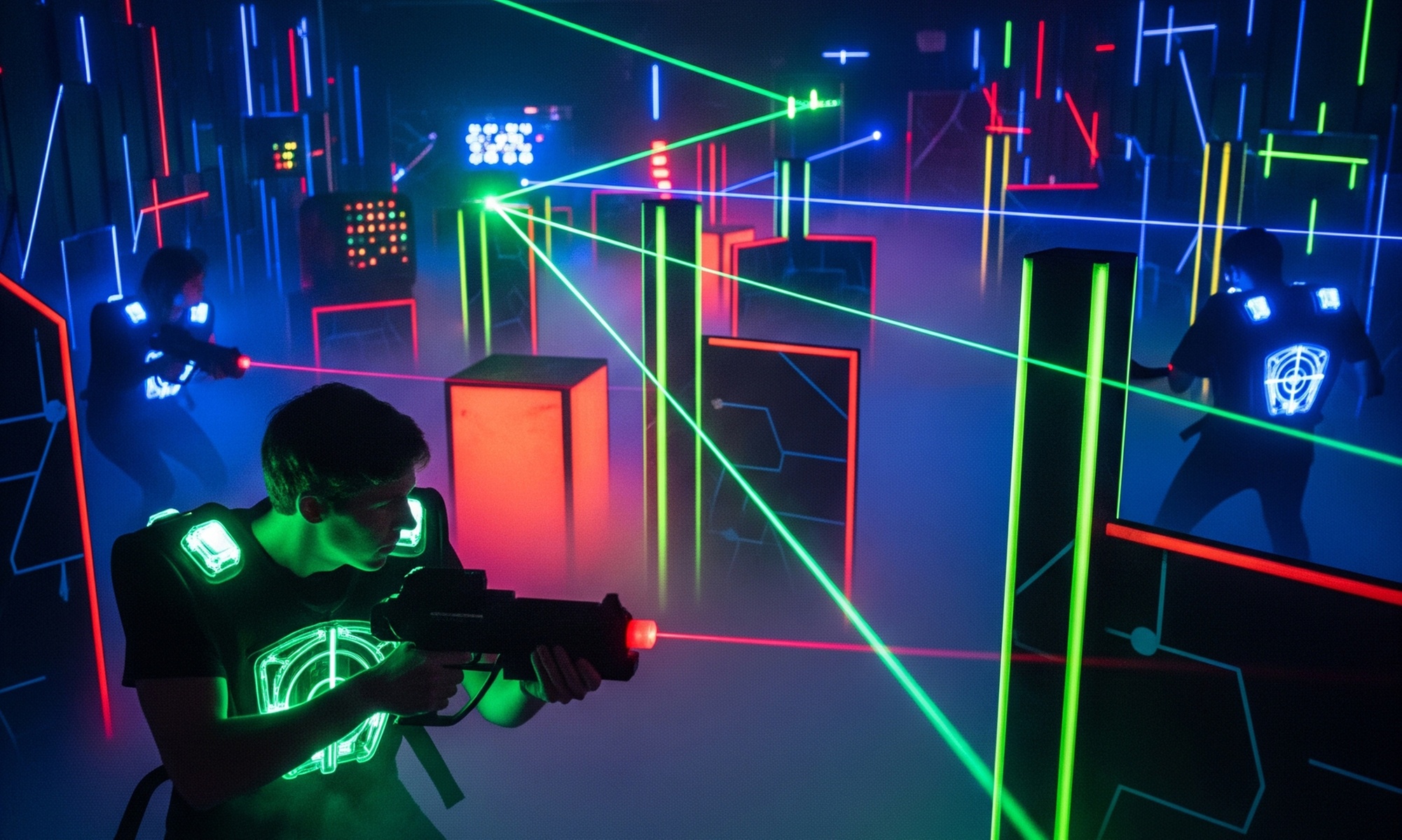 Laser game au Palladium à Chelles