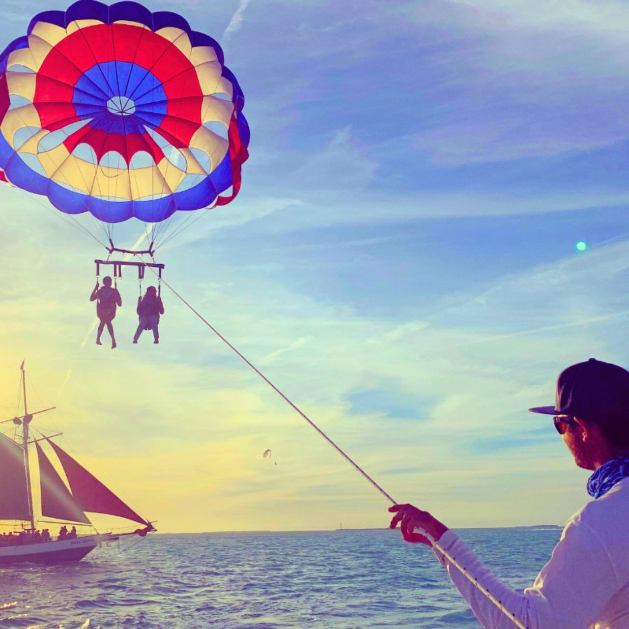 Fly High with Parasailing at Downtown Seaport or Smathers Beach