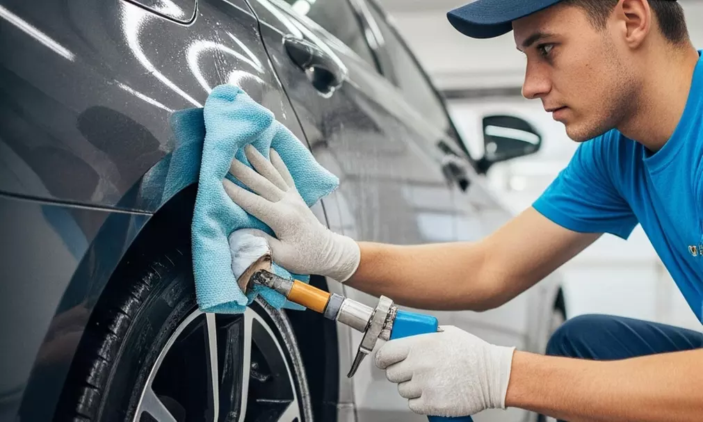 Gleaming Finish: Exterior wash, Super Wash or Detailing Hand Polish