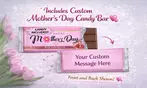 Mothers Day Gift Box - Snack Basket for Mom + Custom Chocolate Bar