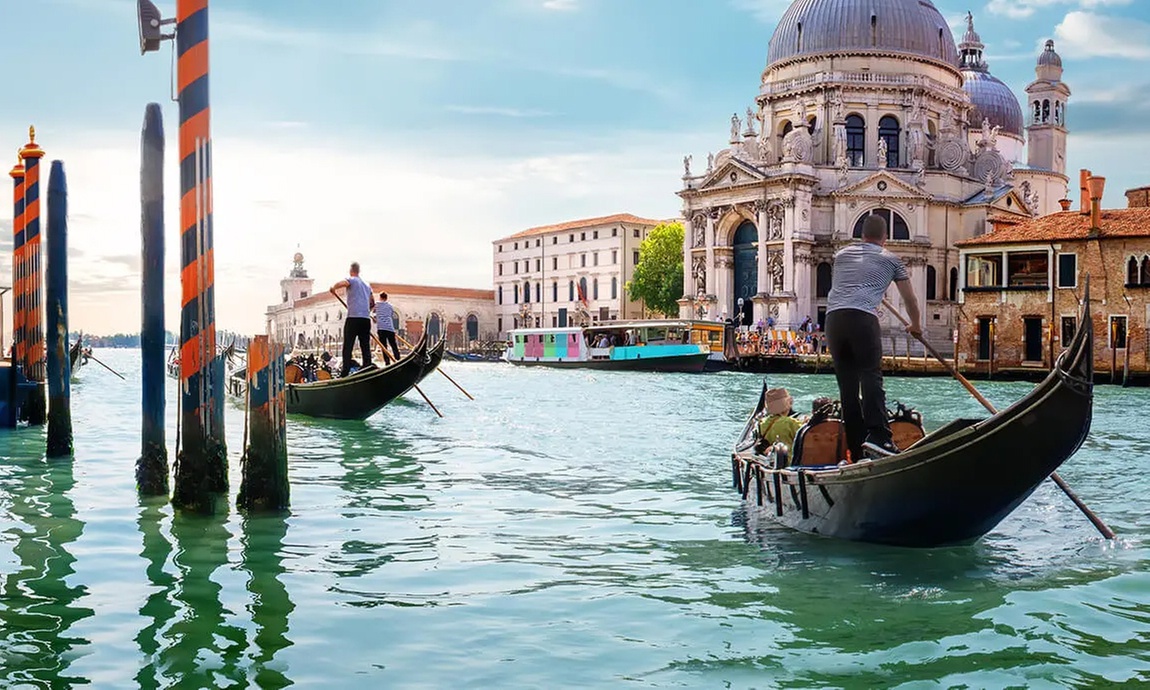 Promenade guidée en gondole à Venise