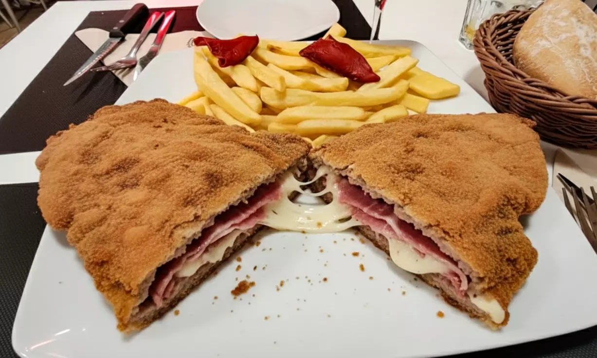 Menú cachopón en el restaurante Valverde ★★★
