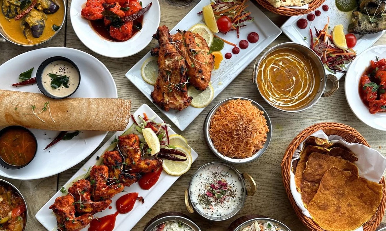 Two-Course Indian Meal with Rice & Naan or Set Sharing Banquet