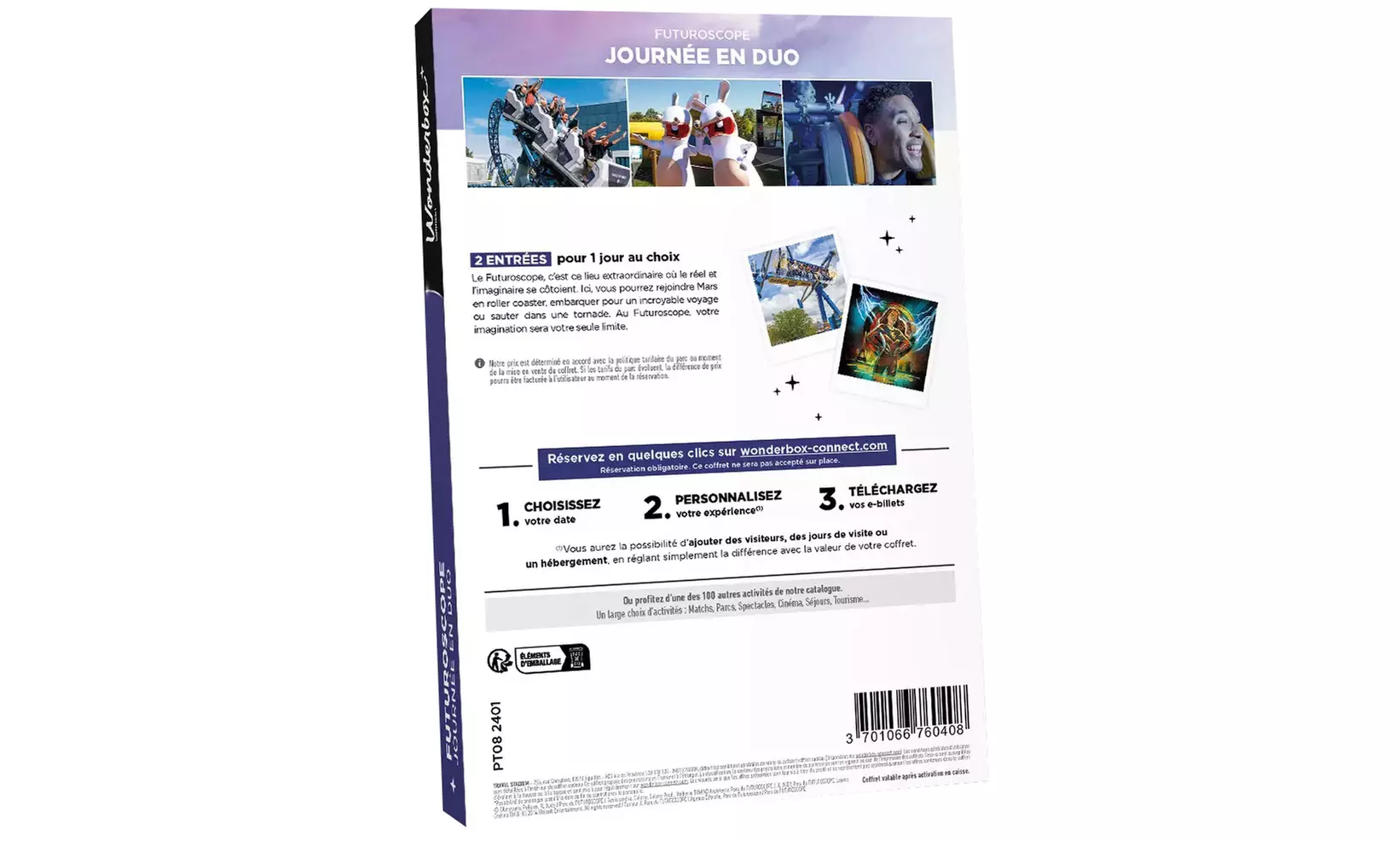 Futuroscope : sensations, rêves et technologie avec Wonderbox Connect