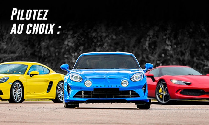 De l'adrénaline pure : pilotage voiture de sport avec Cadeau Pilotage