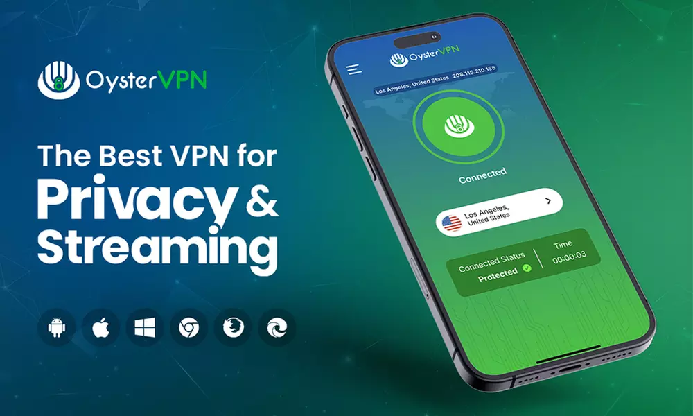 2 - 6 Monate, 1 Jahr oder lebenslanger Zugriff auf OysterVPN