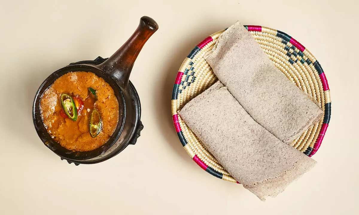 Äthiopisches 3-Gänge-Menü für 1, 2 oder 4 Personen