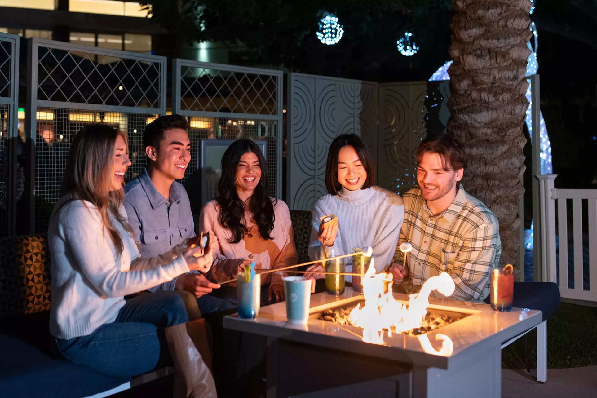 Festive Retro Roller Rink Holiday Skating with Day or Night Entry