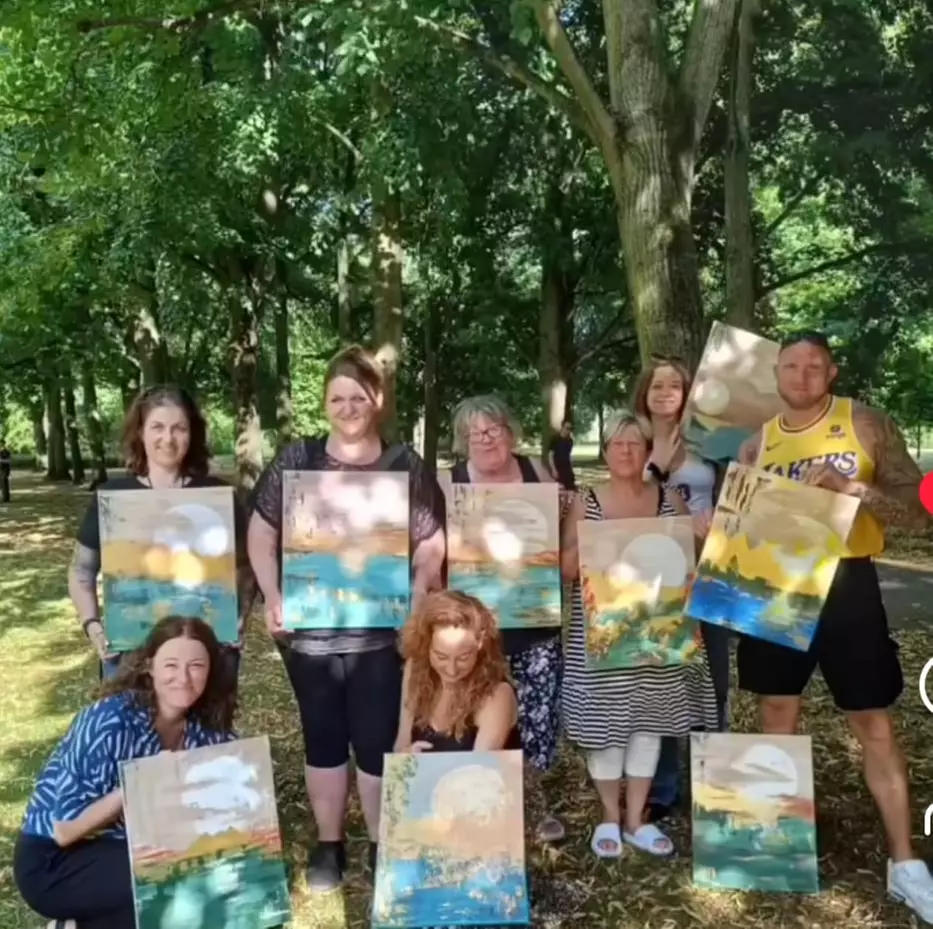 Erschaffe dein eigenes abstraktes Kunstwerk: Malevent für 1-2 Personen