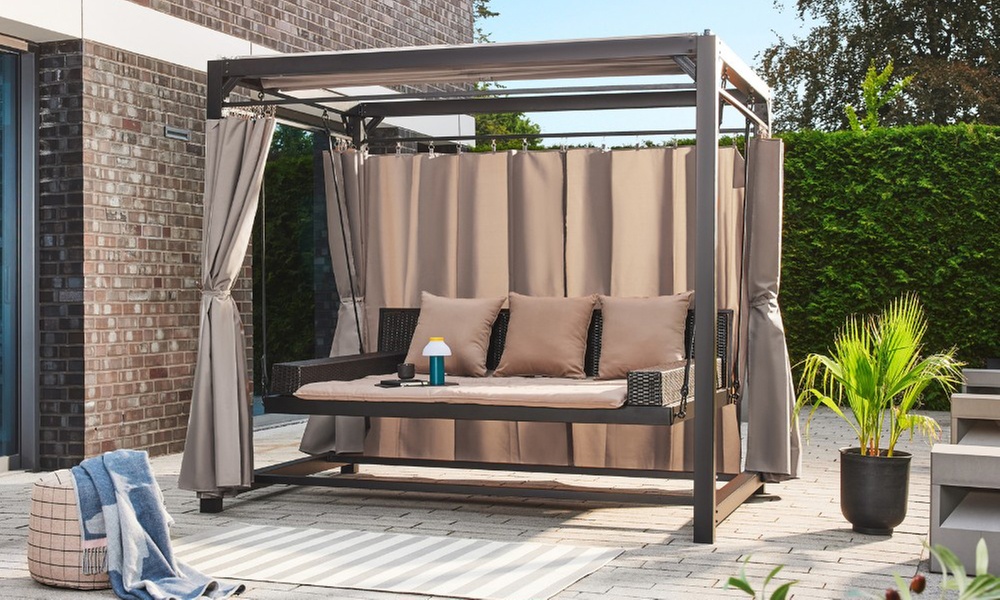 Struttura da esterno con chaise lounge Home Deluxe