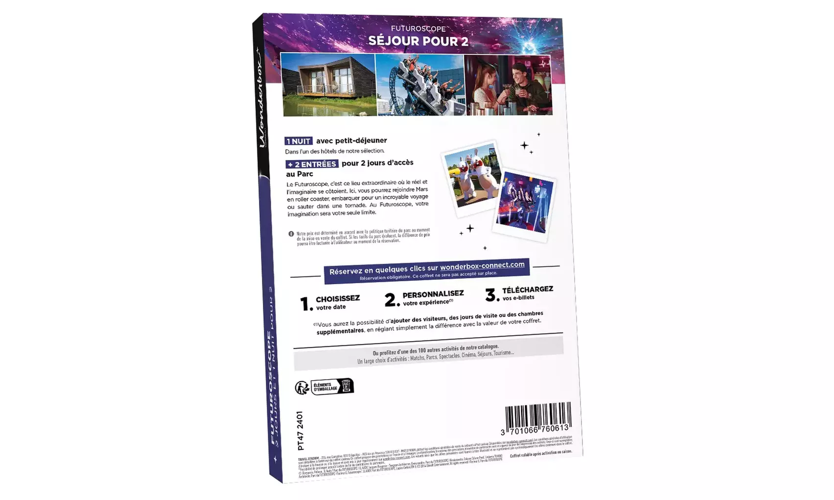 Futuroscope : sensations, rêves et technologie avec Wonderbox Connect